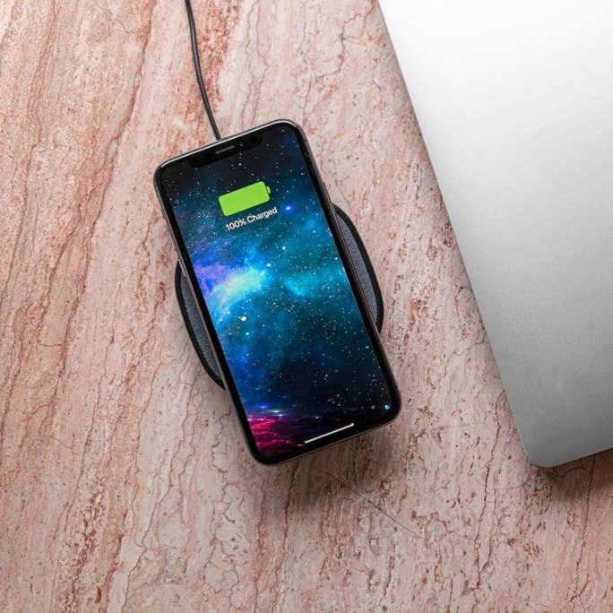 Mophie Universele Wireless Fast Charging Pad 10W Zwart afbeelding 2
