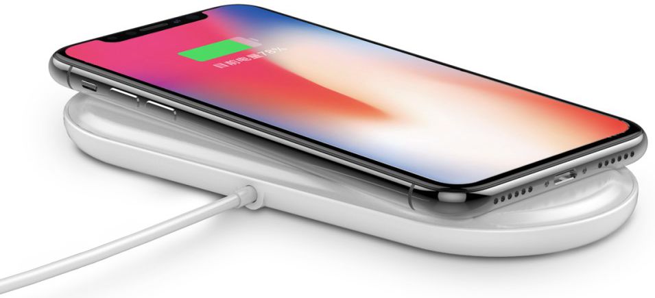 2 in 1 Wireless Fast Charger Pad Wit afbeelding 11