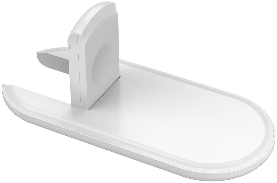 2 in 1 Wireless Fast Charger Pad Wit afbeelding 2
