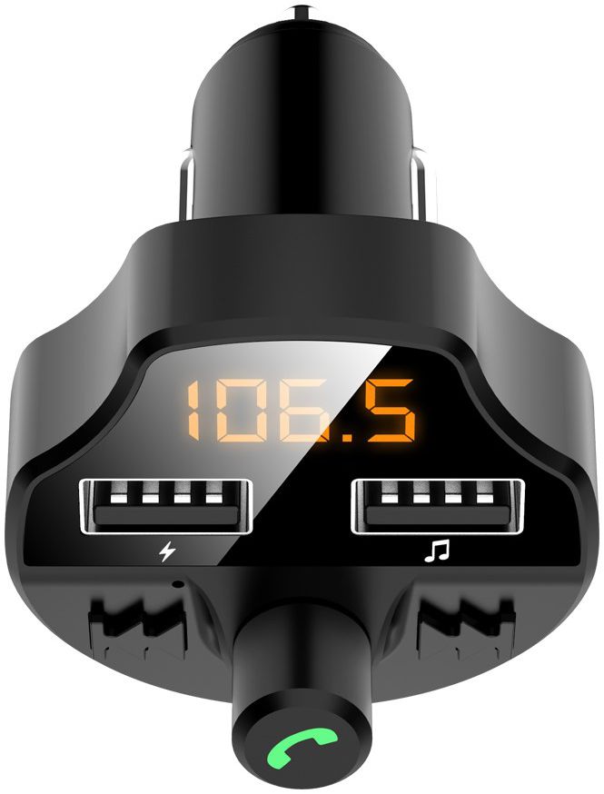 Universele Bluetooth Audio Transmitter / Fast Charge Autolader afbeelding 2