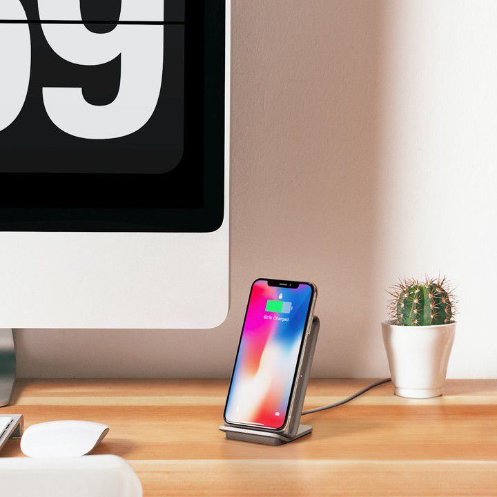 iOttie iON Wireless Stand Fast Charge Draadloze Oplader Donker Grijs afbeelding 10