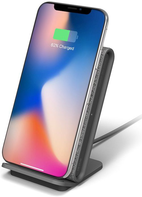 iOttie iON Wireless Stand Fast Charge Draadloze Oplader Donker Grijs afbeelding 3