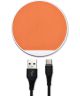 4smarts Select LIGNO 10W Fast Charge Draadloze Oplader Zilver/Oranje