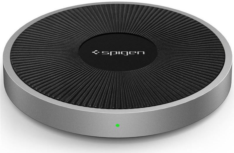 Spigen Essential F306W Universele Wireless Fast Charger (15W) Zwart afbeelding 1