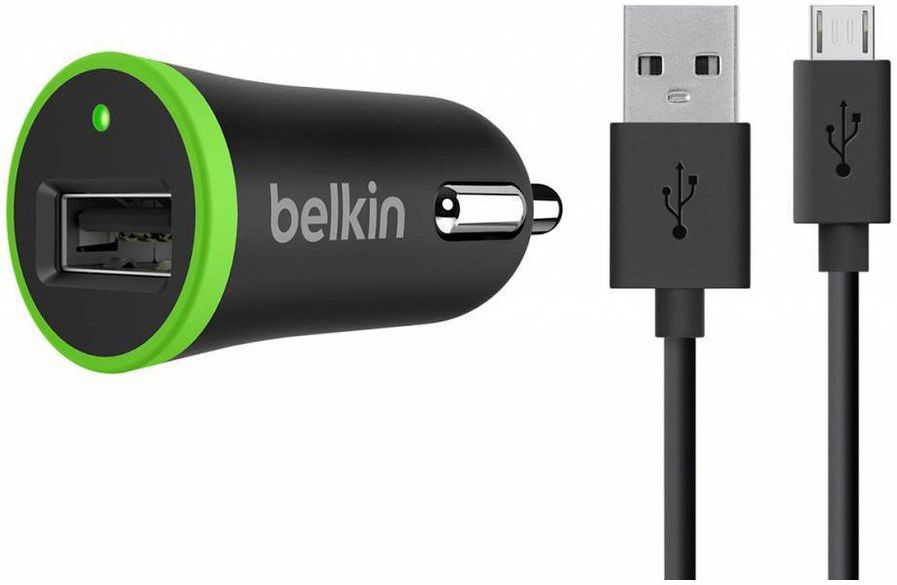 Belkin BOOST↑UP Universele Autolader met Micro-USB Kabel Zwart afbeelding 1