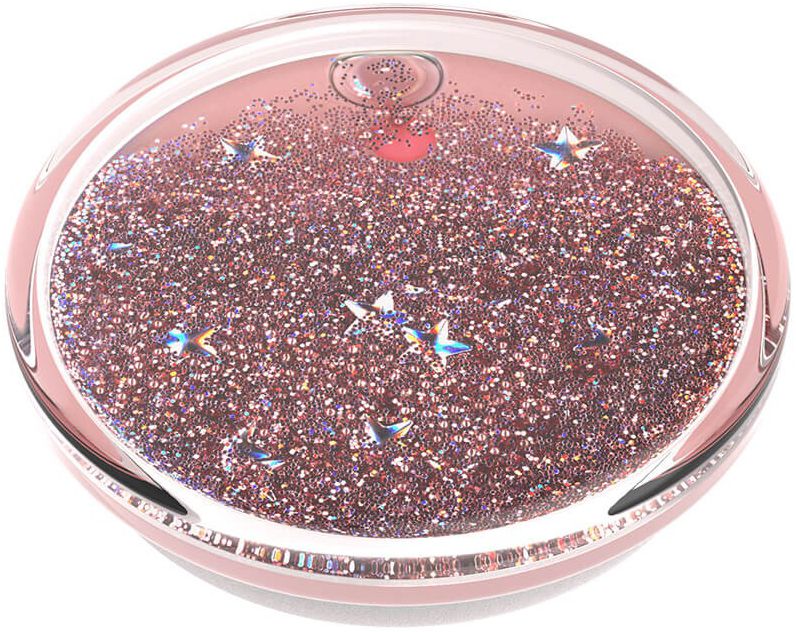 PopSockets PopGrip Luxe Telefoon Greep en Standaard Glitter Roze afbeelding 2