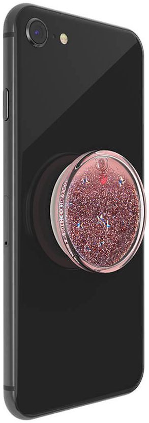 PopSockets PopGrip Luxe Telefoon Greep en Standaard Glitter Roze afbeelding 4