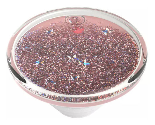 PopSockets PopGrip Luxe Telefoon Greep en Standaard Glitter Roze afbeelding 5