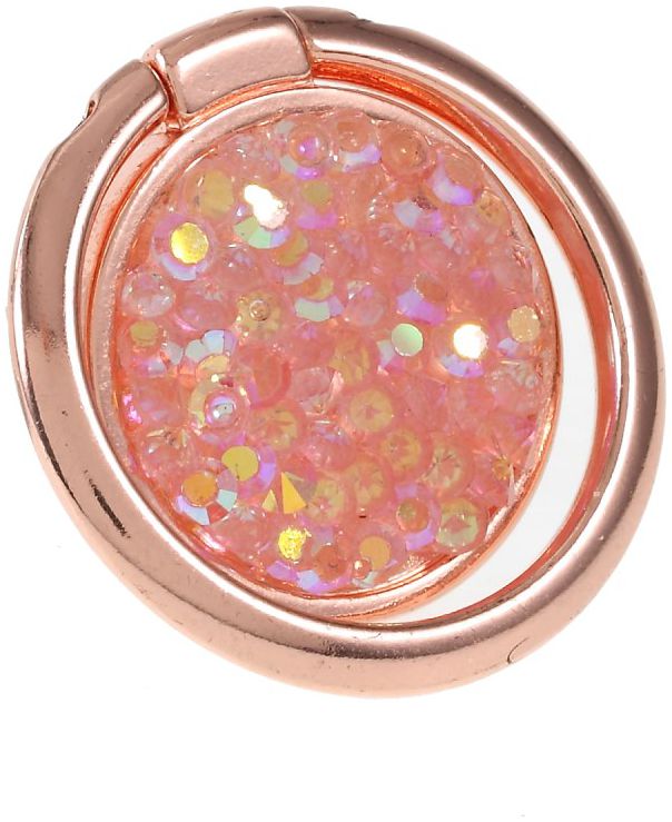 Universele Kickstand Ring en Vinger Houder Attachable Glitter Roze afbeelding 2