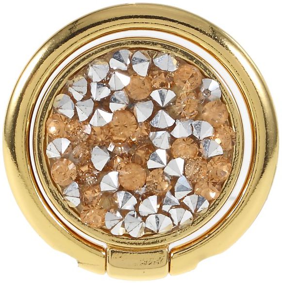 Universele Kickstand Ring en Vinger Houder Attachable Glitter Goud afbeelding 1