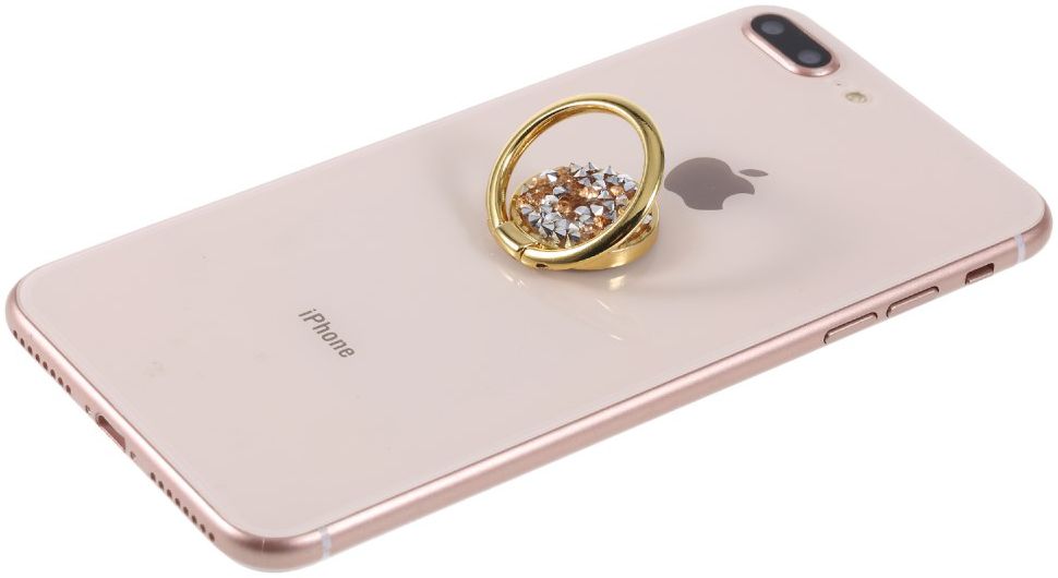 Universele Kickstand Ring en Vinger Houder Attachable Glitter Goud afbeelding 6