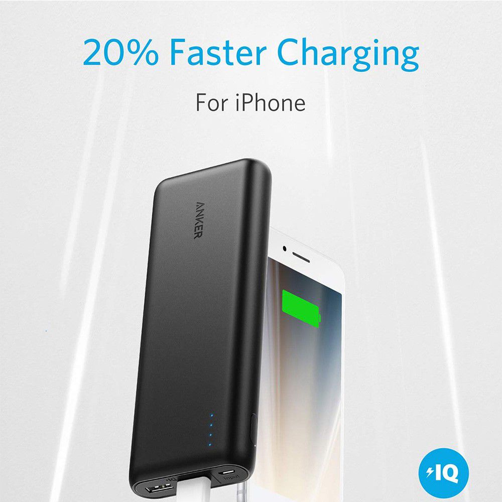 Anker PowerCore Fast Charge Powerbank 20.100 mAh Zwart afbeelding 4