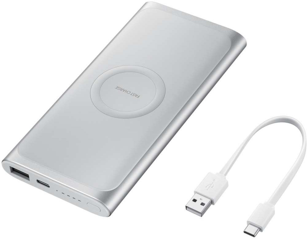 Originele Samsung 25W USB-C Wireless Powerbank 10.000 mAh Zilver afbeelding 5