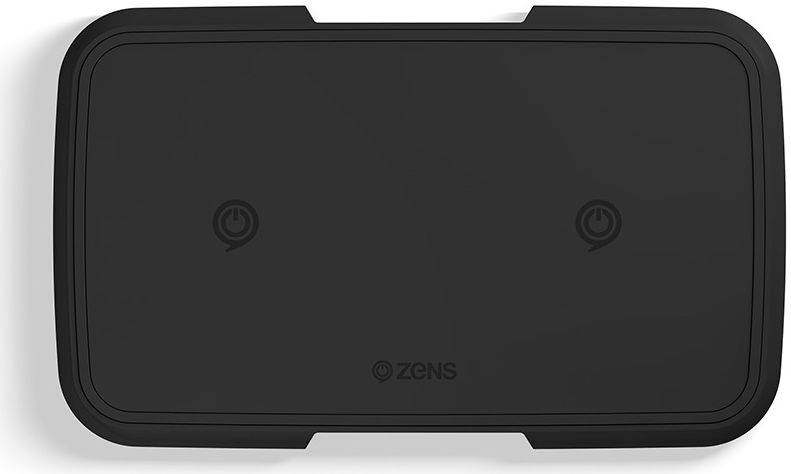 ZENS Dual Draadloze Oplader Powerbank 9.000 mAh Zwart afbeelding 3