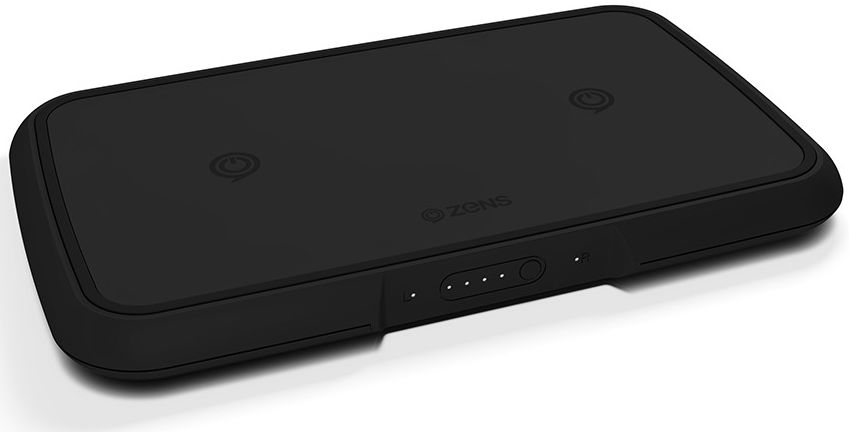 ZENS Dual Draadloze Oplader Powerbank 9.000 mAh Zwart afbeelding 4