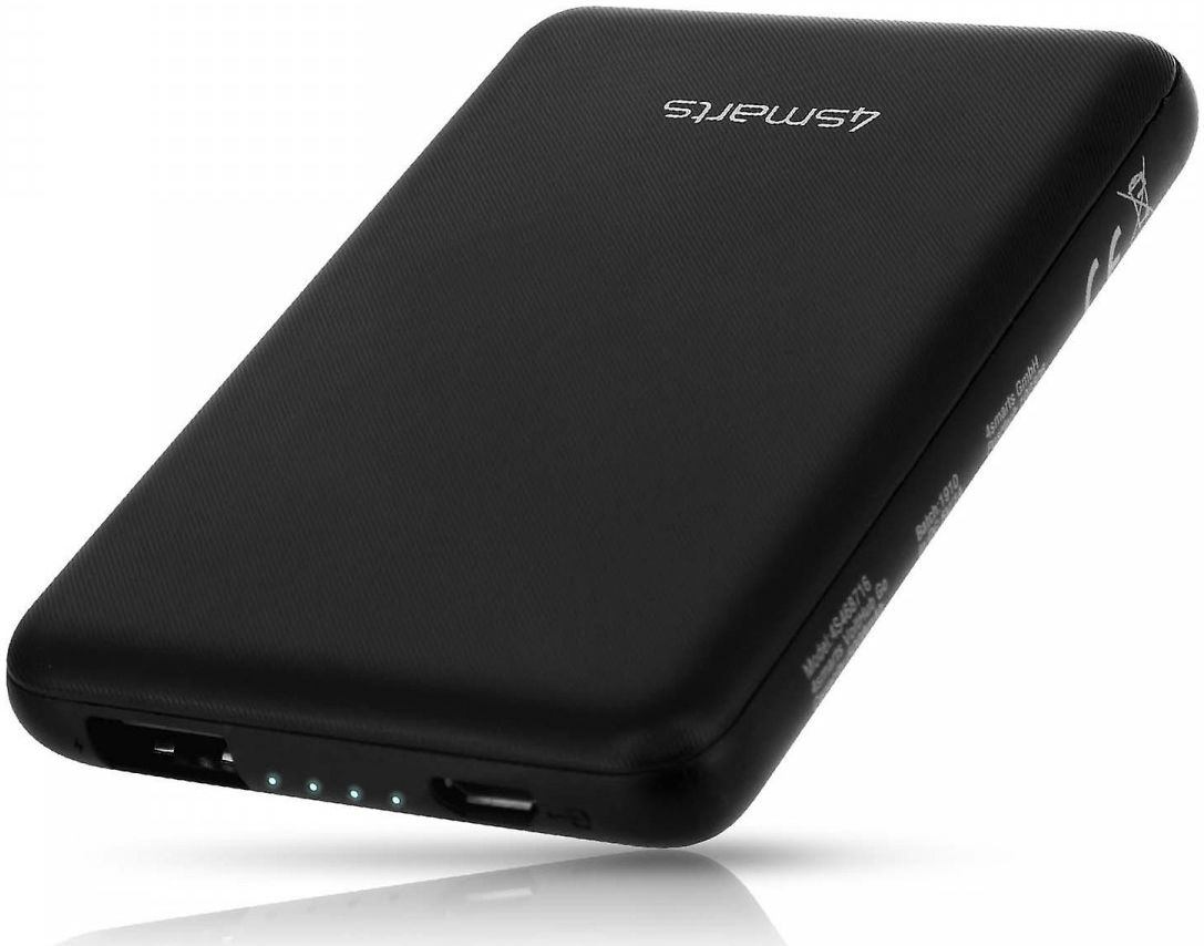 4smarts VoltHub Go Universele en Compacte Powerbank 5.000 mAh Zwart afbeelding 3