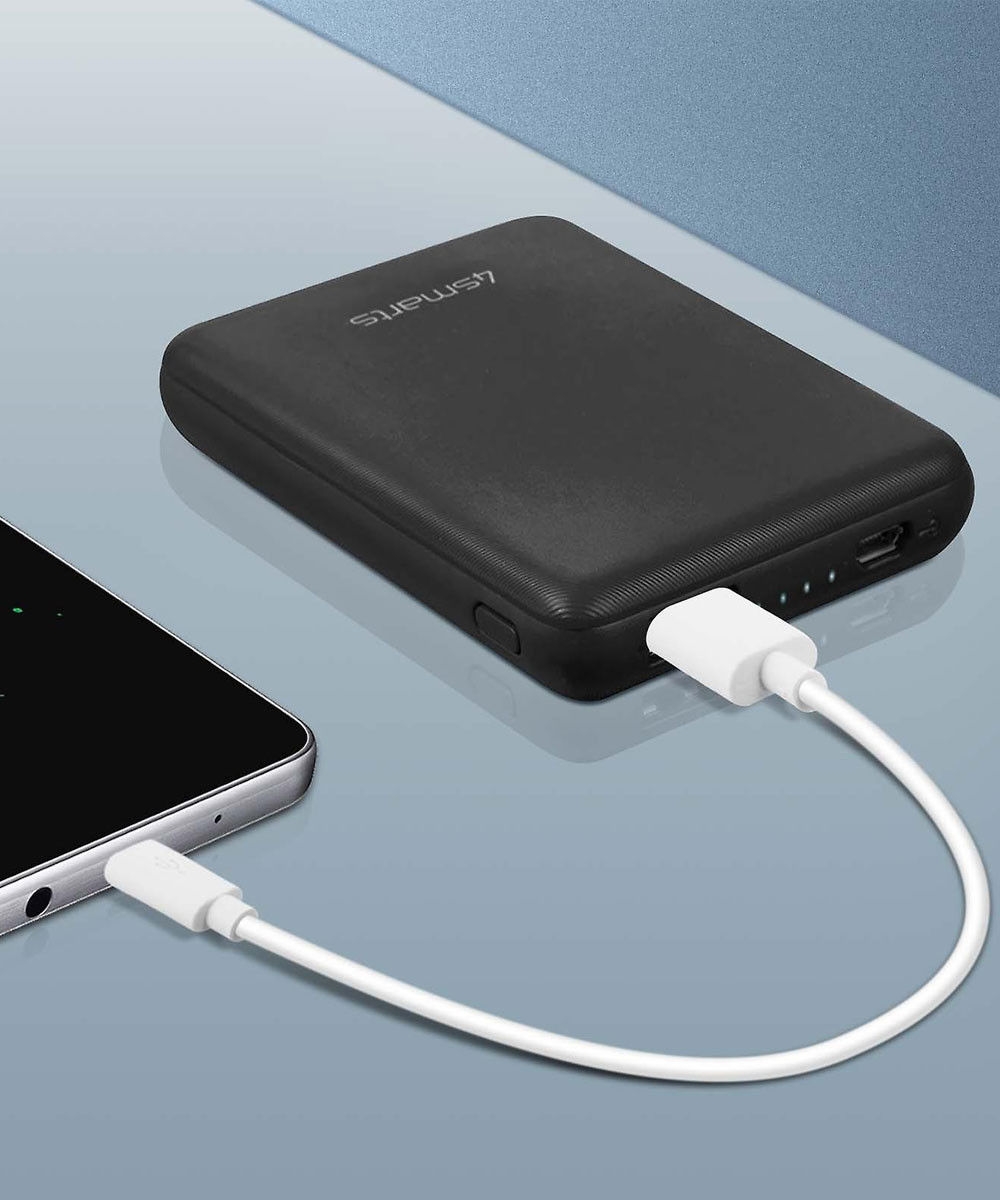 4smarts VoltHub Go Universele en Compacte Powerbank 5.000 mAh Zwart afbeelding 5