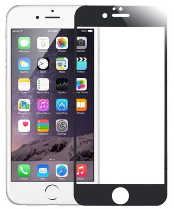 Apple iPhone 7 / 8 / 6s / 6 Tempered Glass Screen Protector Zwart Screen Protectors