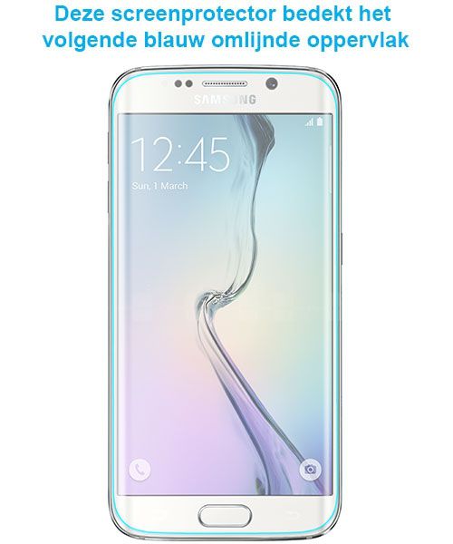 InvisibleSHIELD Original Screen Protector Samsung Galaxy S6 Edge afbeelding 4
