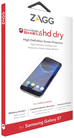 ZAGG InvisibleShield HD Dry Screen Protector Samsung Galaxy S7 afbeelding 1