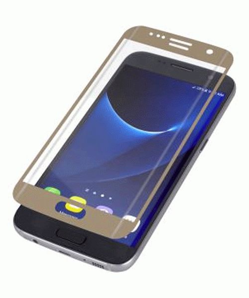 Samsung Galaxy S7 ZAGG InvisibleShield Glass Goud afbeelding 1