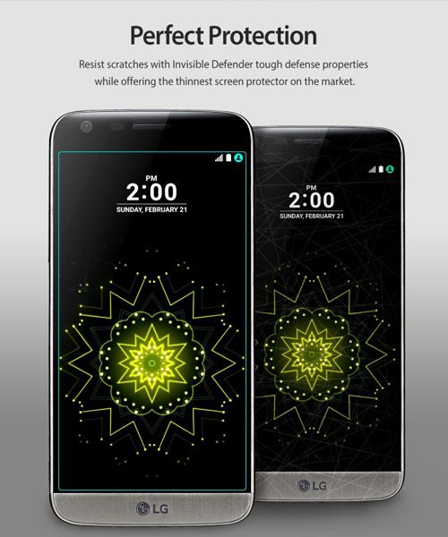 Ringke Invisible Defender screenprotector voor LG G5 afbeelding 1