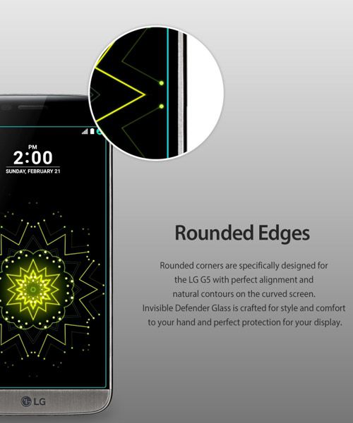Ringke Invisible Defender screenprotector voor LG G5 afbeelding 6