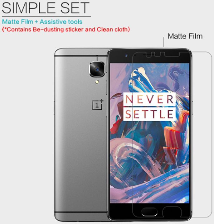 Nillkin Scratch-resistant Screen Protector OnePlus 3T / 3 afbeelding 5