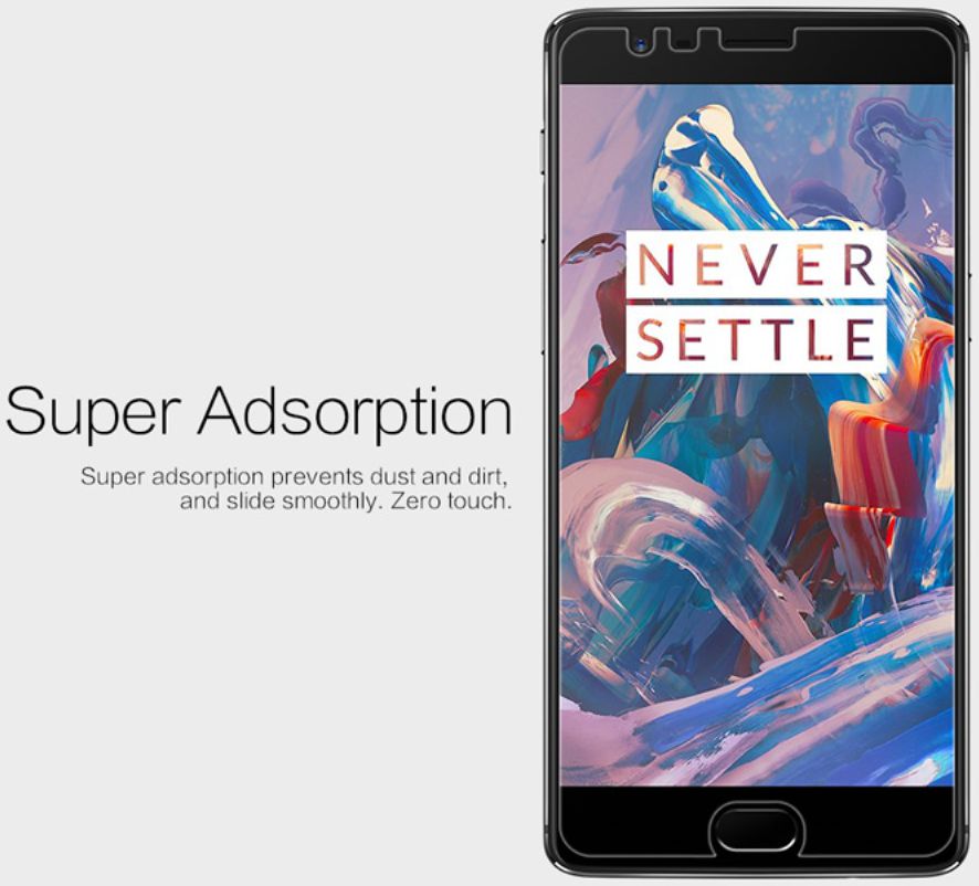Nillkin Anti Fingerprint Screen Protector OnePlus 3T / 3 afbeelding 5