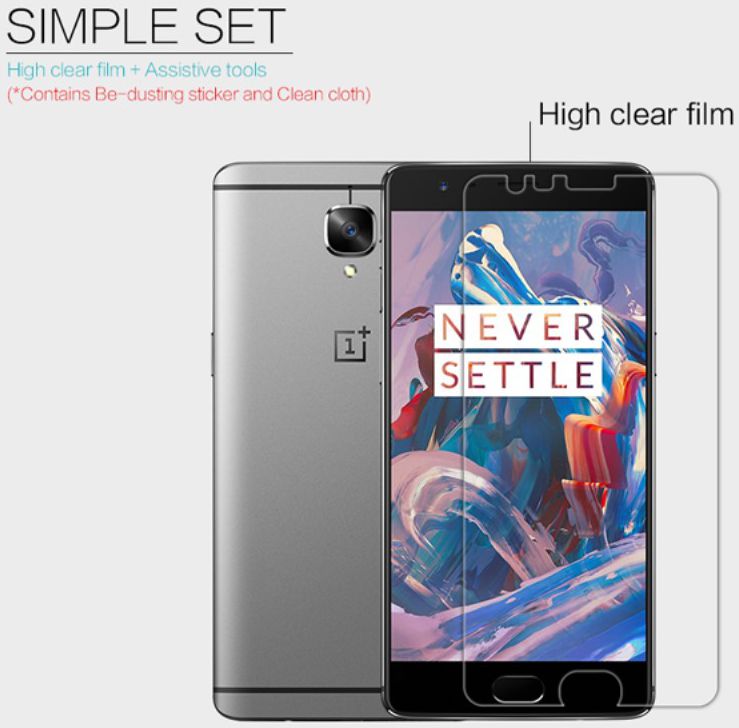 Nillkin Anti Fingerprint Screen Protector OnePlus 3T / 3 afbeelding 7