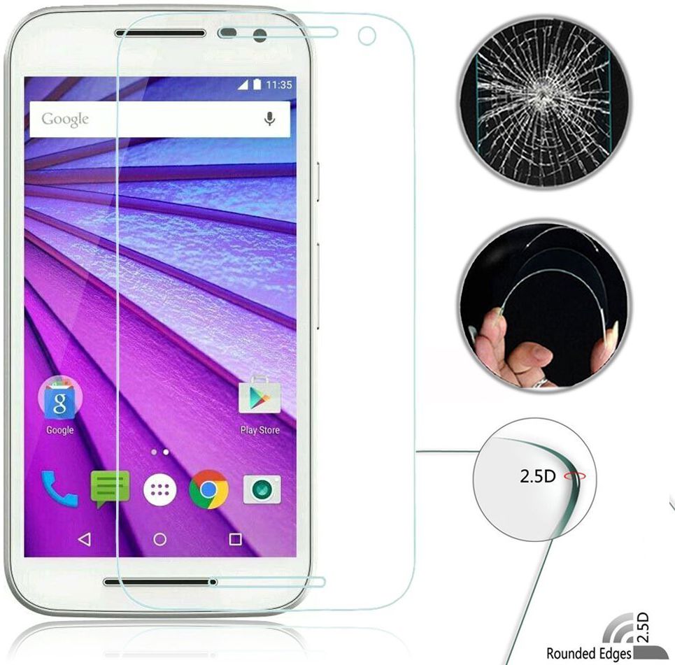 Motorola Moto G 3rd Gen Tempered Glass Screen Protector afbeelding 3