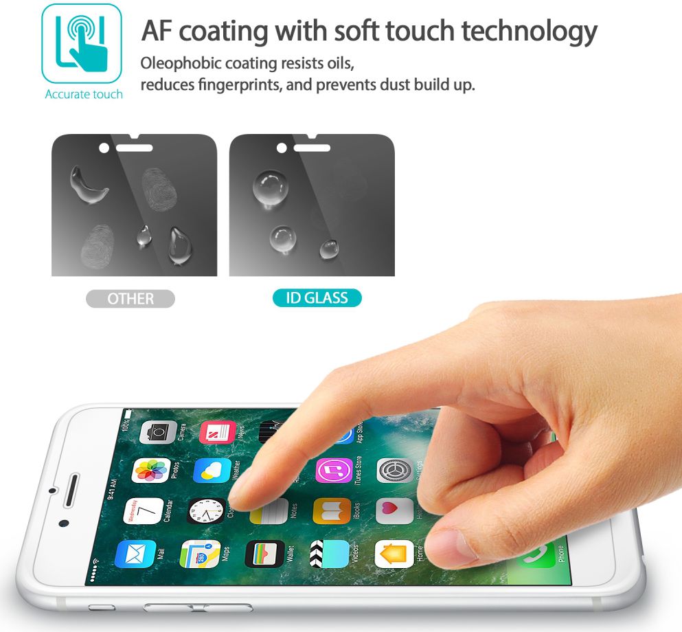 Ringke ID Glass 0.33mm Apple iPhone 7 / 8 Duo Pack afbeelding 6