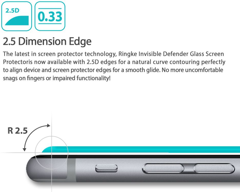 Ringke ID Glass 0.33mm Apple iPhone 7 / 8 Duo Pack afbeelding 7