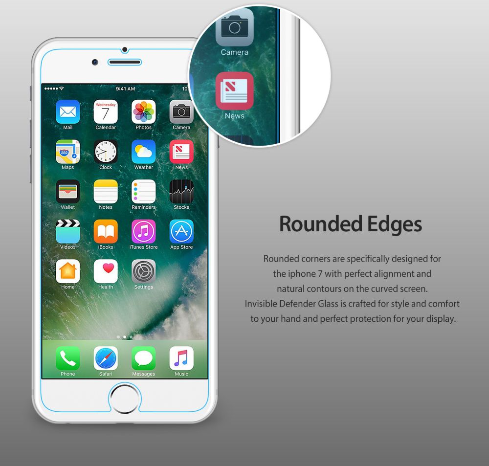 Ringke ID Glass 0.33mm Apple iPhone 7 / 8 Duo Pack afbeelding 10