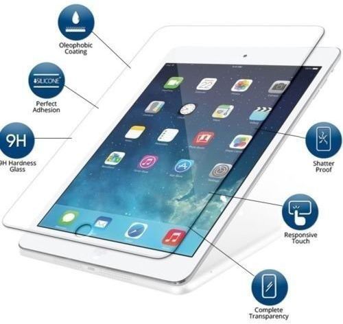 Tempered Glass Screenprotector Apple iPad 9.7 2017 / 2018 / Air (2) afbeelding 2