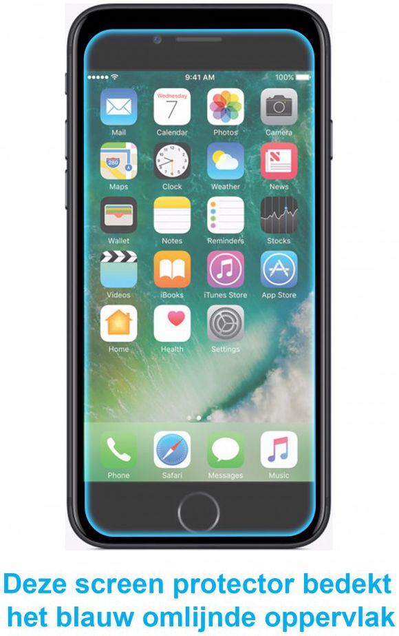 Apple iPhone 7 / 8 Tempered Glass Screen Protector afbeelding 2