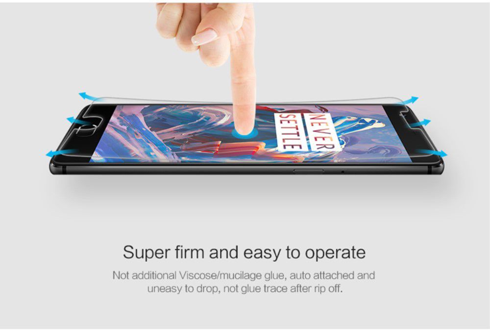 Nillkin 9H H+ Pro Tempered Glass Screen Protector OnePlus 3T / 3 afbeelding 10