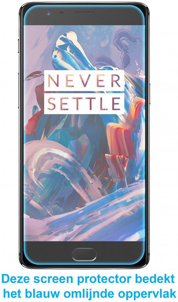 oneplus 3t tempered glass white