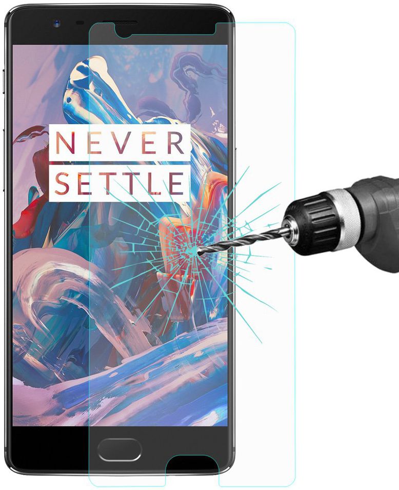 OnePlus 3T / 3 9H Tempered Glass Screen Protector afbeelding 3
