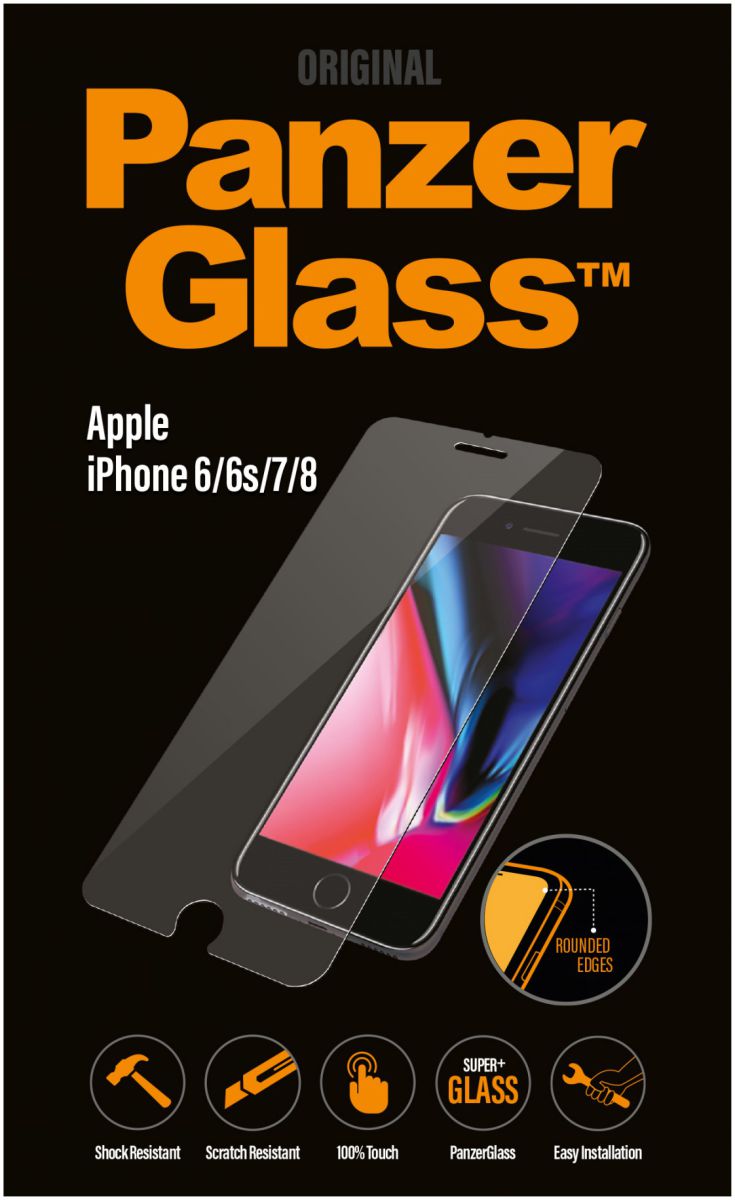 PanzerGlass Apple iPhone 8/7/6(s) Screenprotector Transparant afbeelding 1