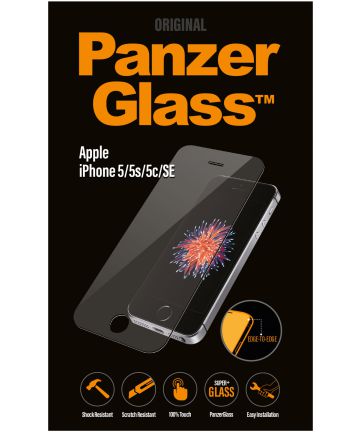 PanzerGlass Apple iPhone SE/5/5S/5C Screenprotector Transparant Screen Protectors
