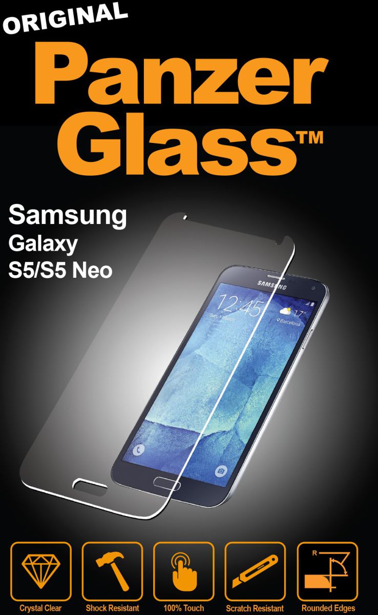 Panzerglass Samsung Galaxy S5 Tempered Glass Screenprotector afbeelding 1
