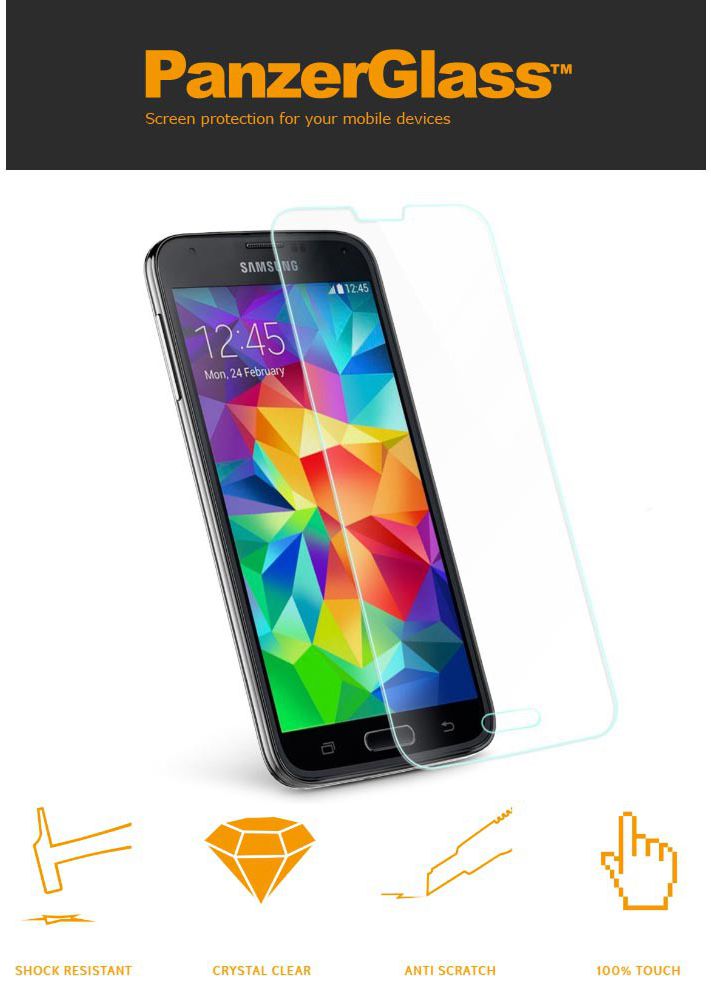 Panzerglass Samsung Galaxy S5 Tempered Glass Screenprotector afbeelding 5