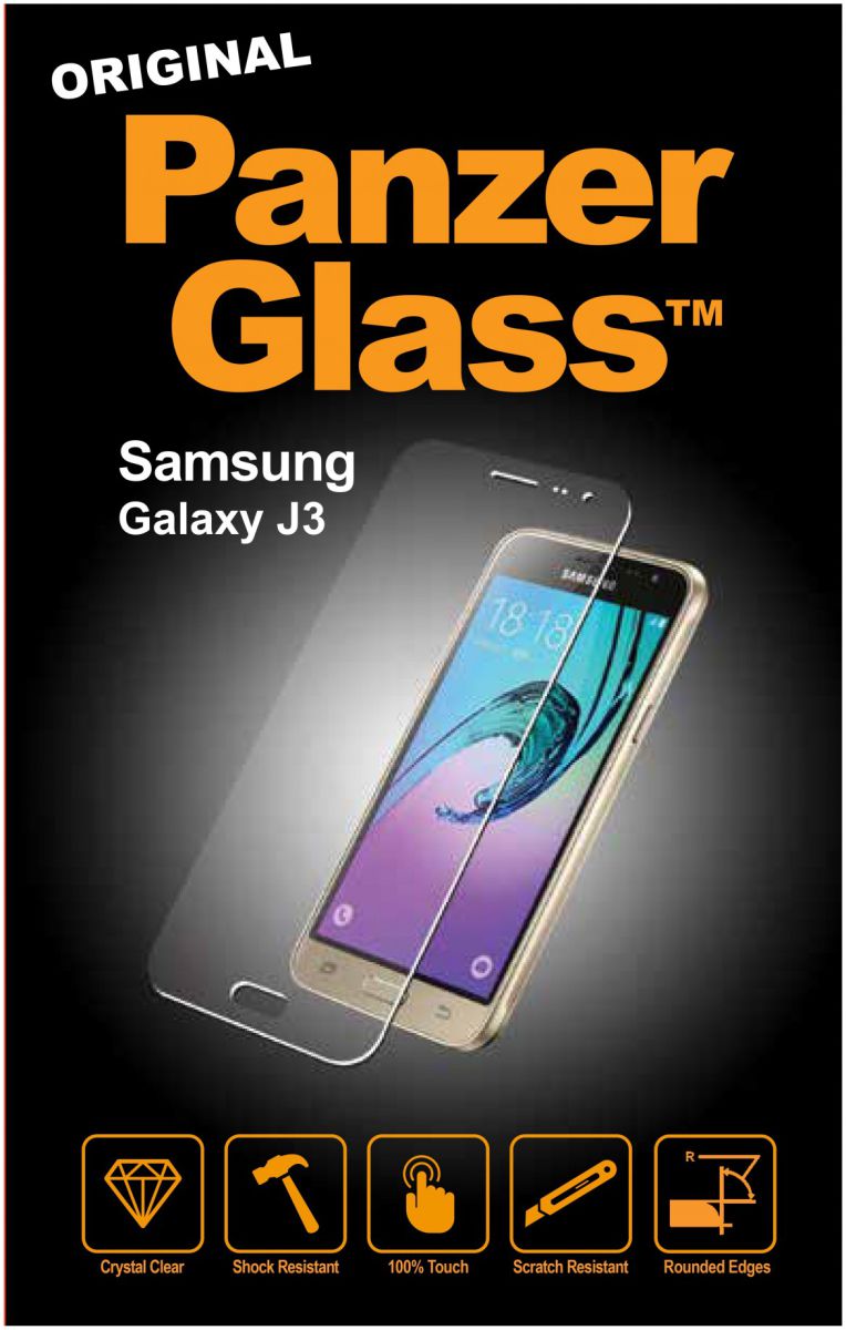 PanzerGlass Tempered Glass Screen Protector Samsung Galaxy J3 (2016) afbeelding 1