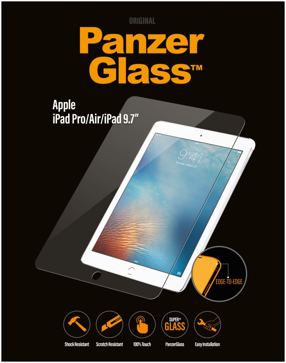 PanzerGlass Apple iPad Air / Pro 9.7 Edge To Edge Screenprotector afbeelding 1