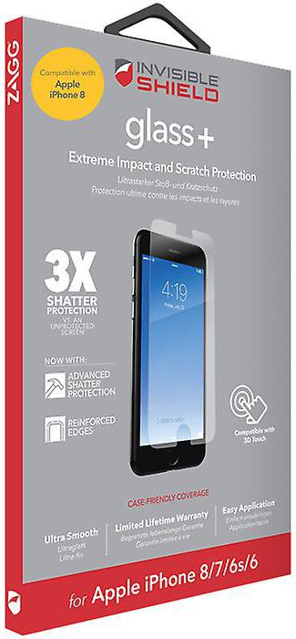 InvisibleSHIELD Glass+ Tempered Glass Apple iPhone SE 2020 afbeelding 1