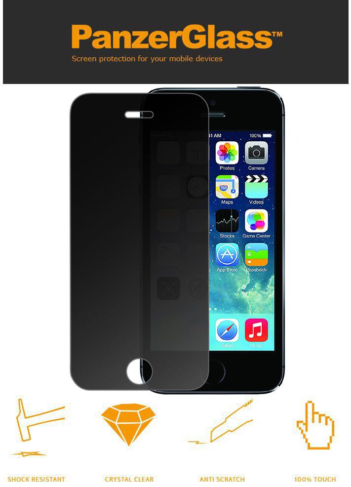 PanzerGlass Apple iPhone 5/5S/SE Privacy Screenprotector afbeelding 4