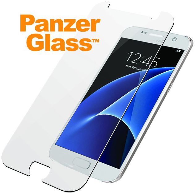 PanzerGlass Samsung Galaxy S7 Case Friendly Screenprotector Zwart afbeelding 2