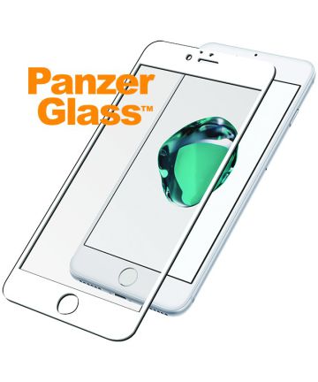 PanzerGlass Witte Tempered Glass Screen Protector Apple iPhone 8 Plus Screen Protectors