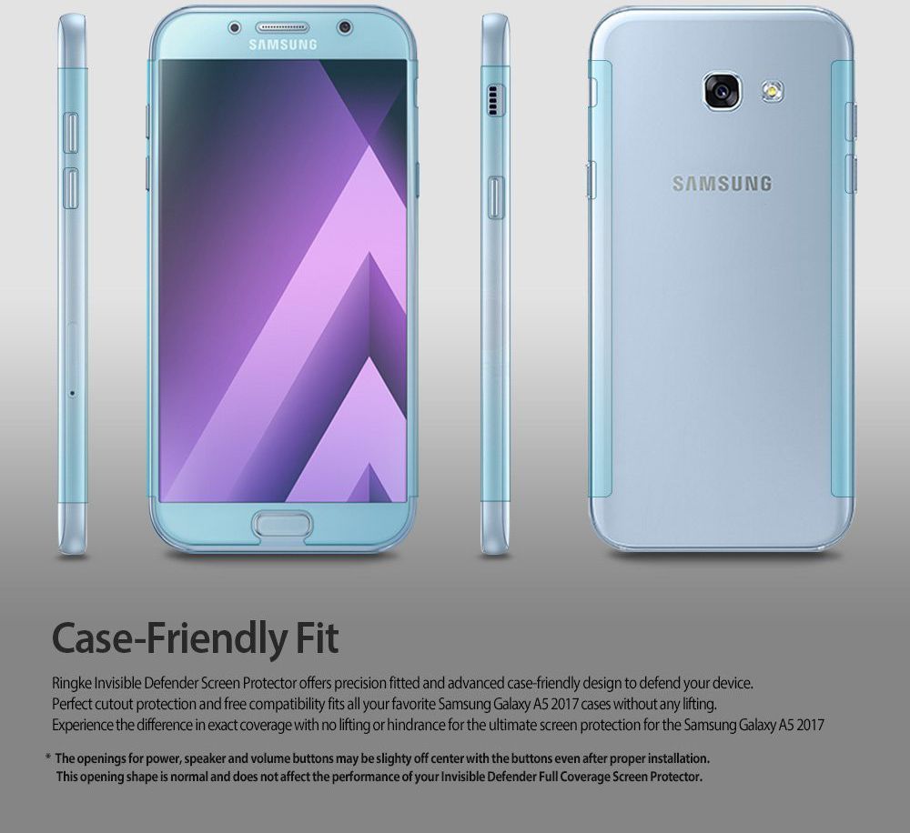 Ringke ID Full Cover Screen Protector Samsung Galaxy A5 2017 [2-Pack] afbeelding 2